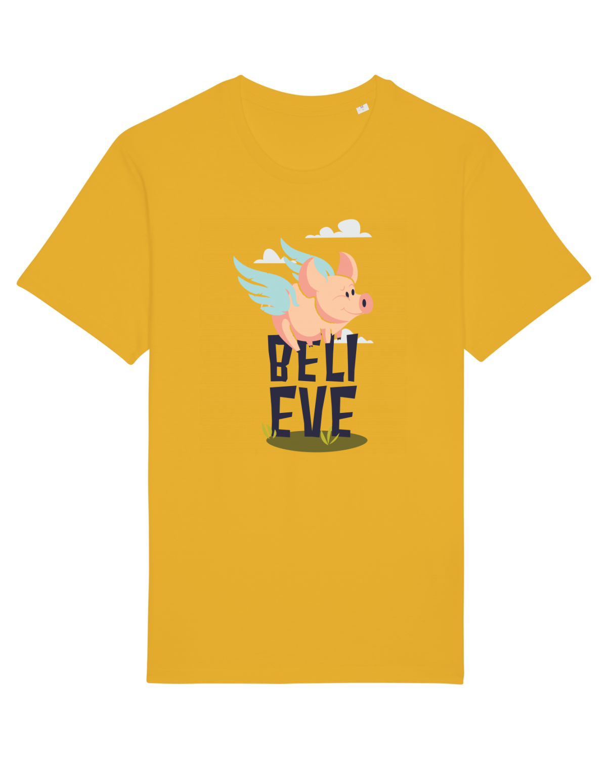 Tricou mânecă scurtă Unisex Rocker Spectra Yellow