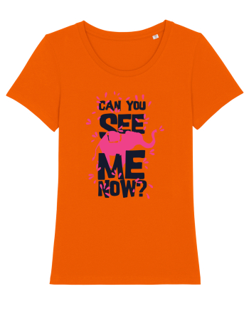 Can You See Me Now Bright Orange