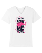 Can You See Me Now Tricou mânecă scurtă guler V Bărbat Presenter