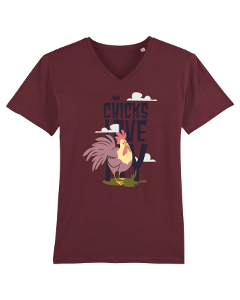 Chicks Love My Cock Burgundy