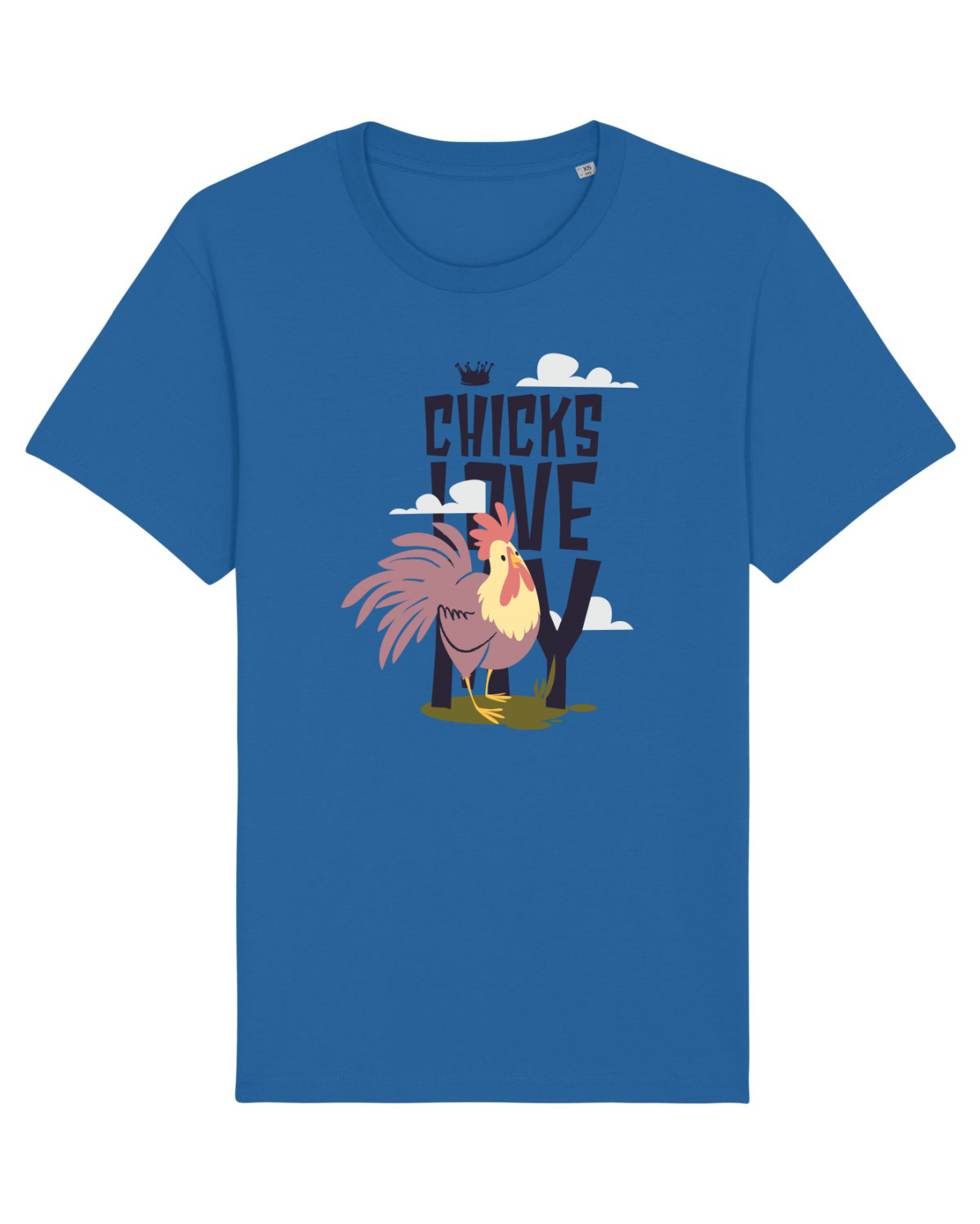Tricou mânecă scurtă Unisex Rocker Royal Blue