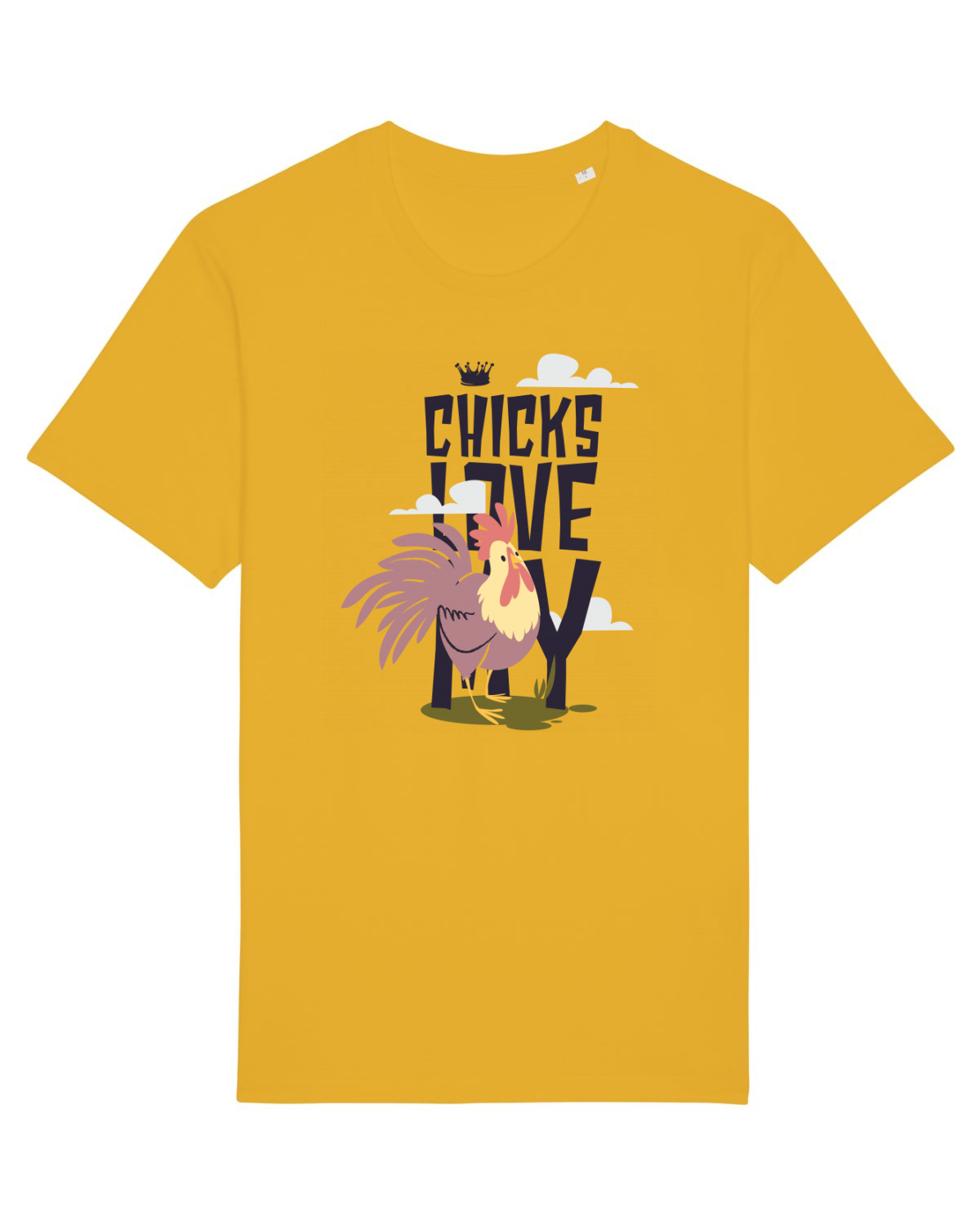 Tricou mânecă scurtă Unisex Rocker Spectra Yellow