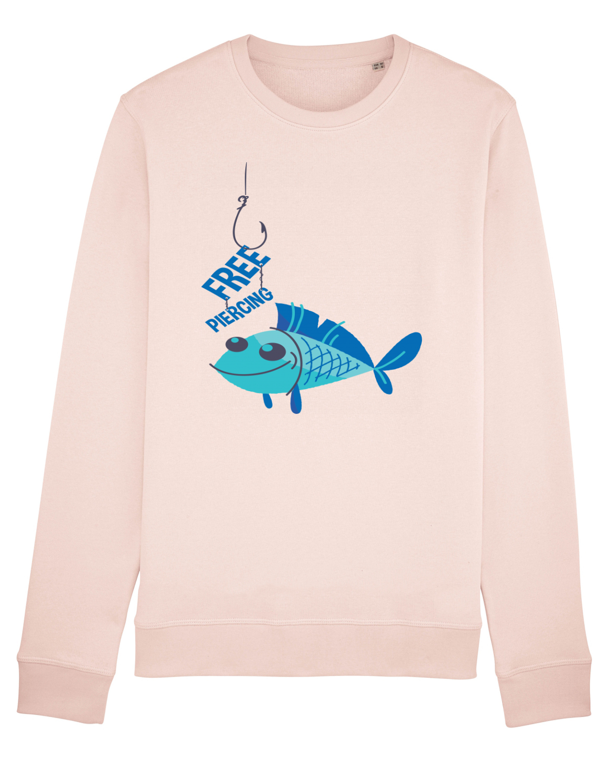 Bluză mânecă lungă Unisex Rise Candy Pink
