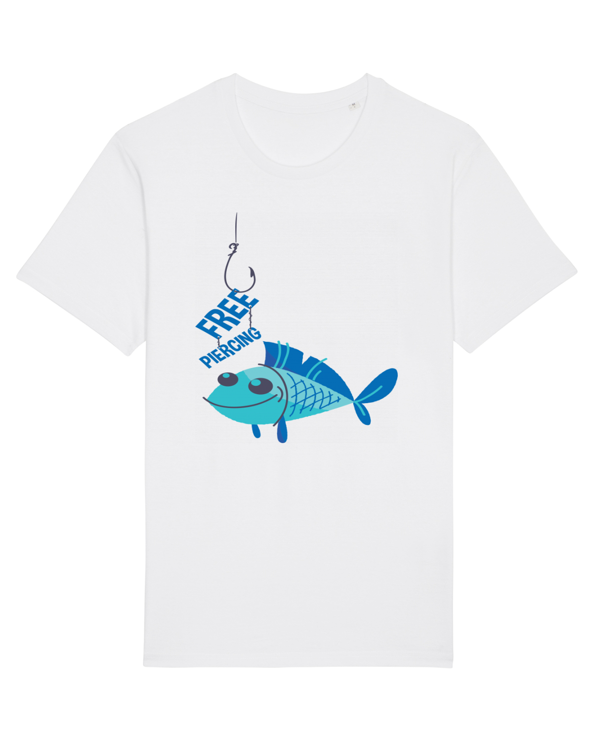 Tricou mânecă scurtă Unisex Rocker White