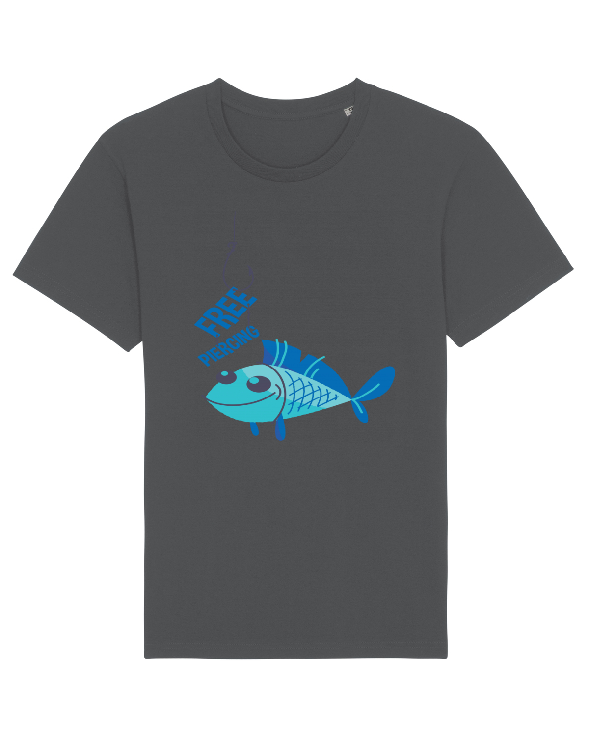 Tricou mânecă scurtă Unisex Rocker Anthracite
