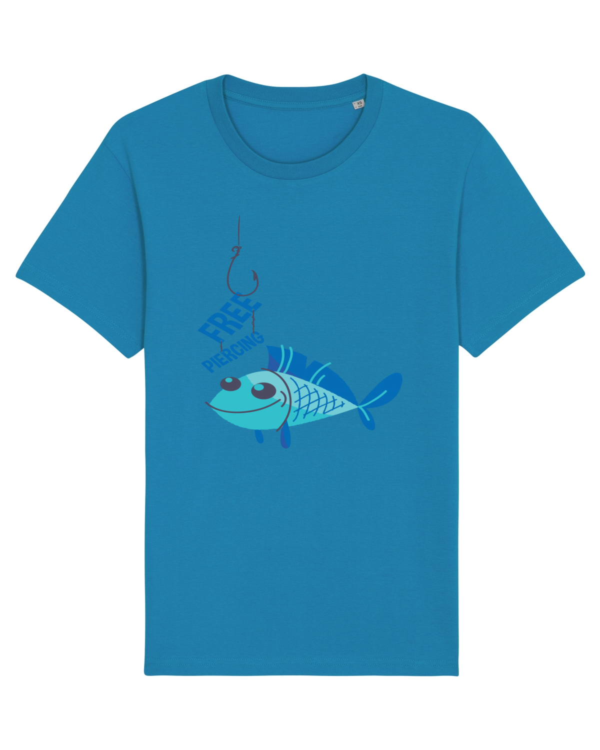 Tricou mânecă scurtă Unisex Rocker Azur
