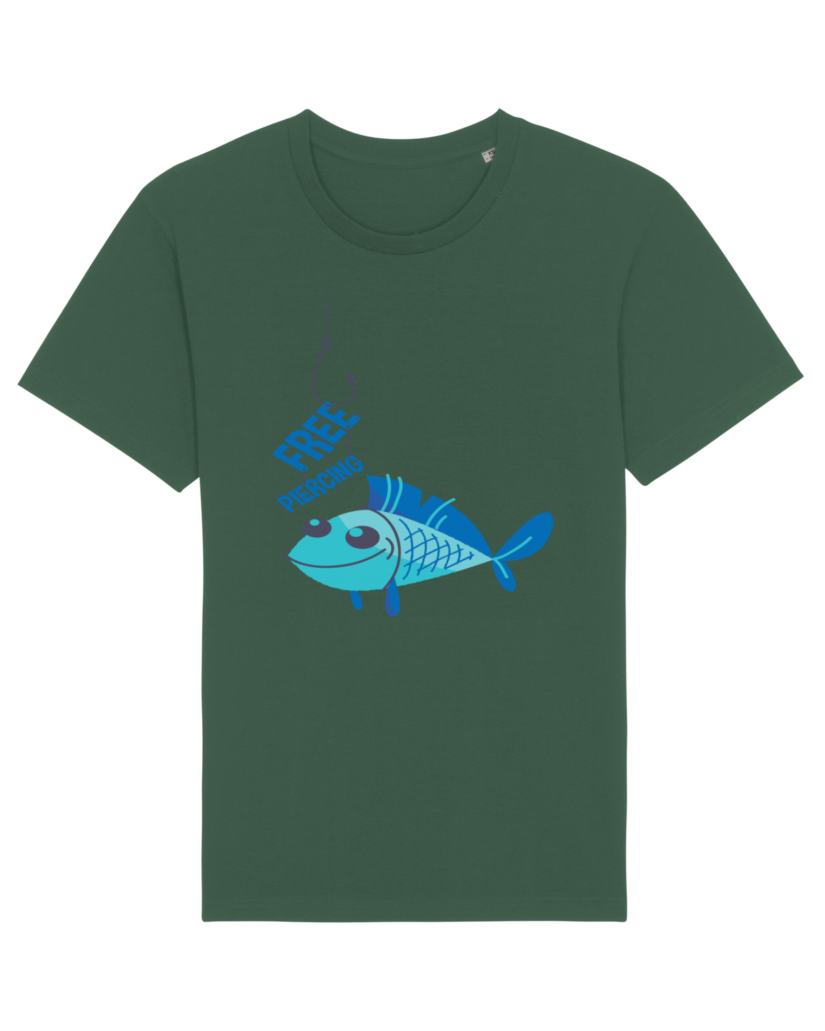 Tricou mânecă scurtă Unisex Rocker Bottle Green