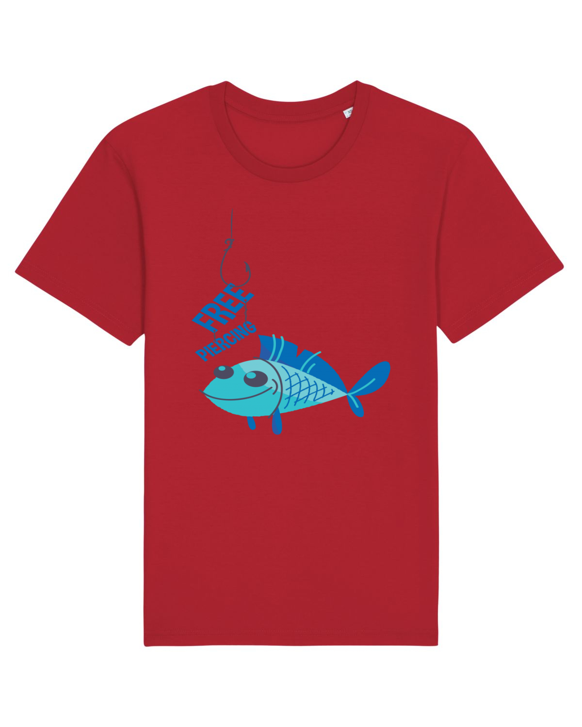 Tricou mânecă scurtă Unisex Rocker Red