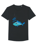 Free Piercing Tricou mânecă scurtă guler larg Bărbat Skater