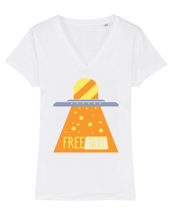 Free Taxi White