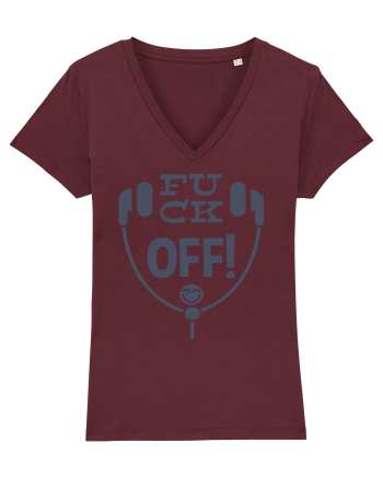 Fuck Off! Burgundy