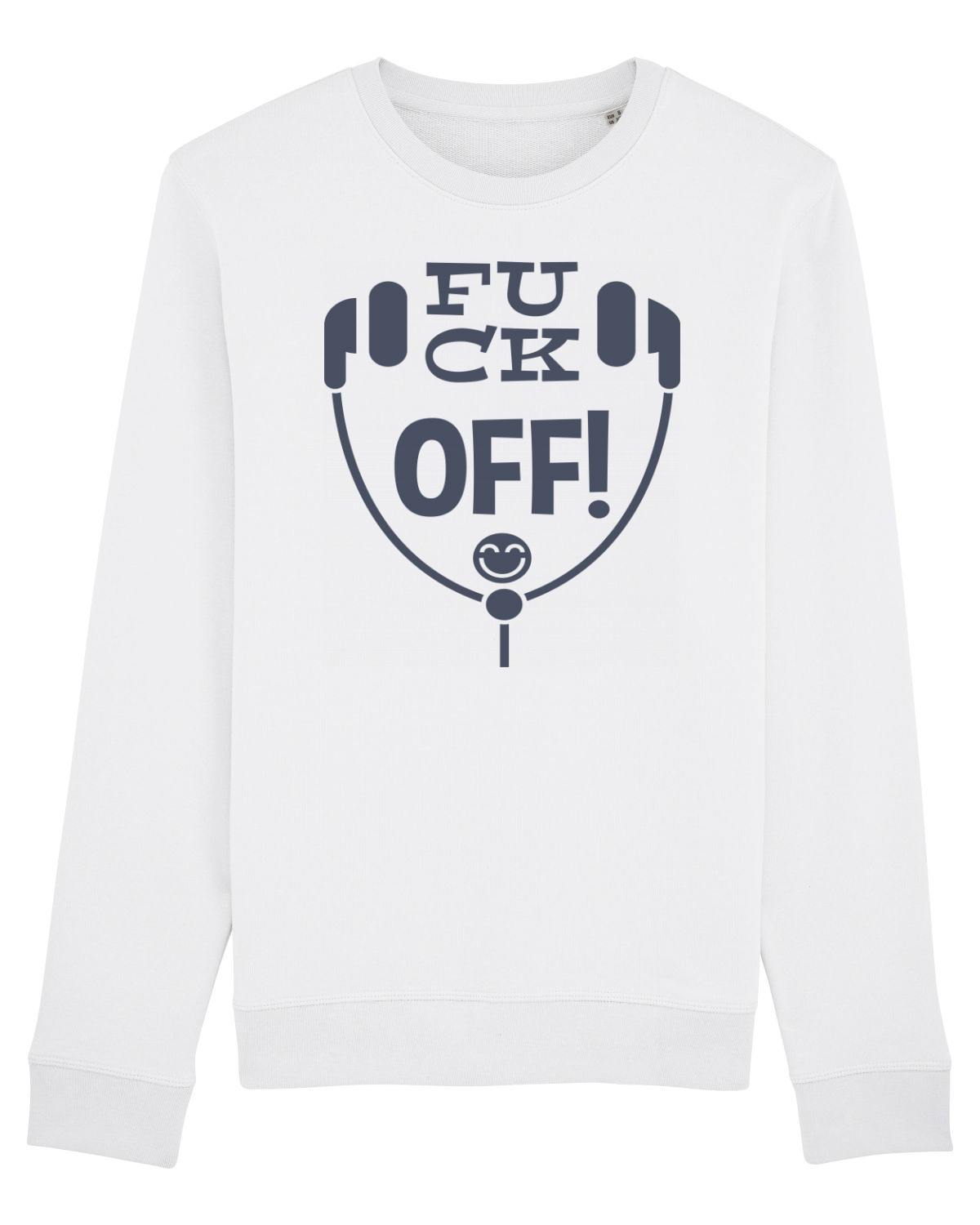 Bluză mânecă lungă Unisex Rise White