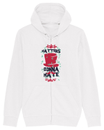 Hatters Gonna Hate Hanorac cu fermoar Unisex Connector