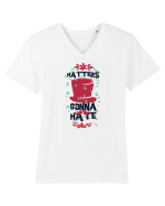 Hatters Gonna Hate Tricou mânecă scurtă guler V Bărbat Presenter