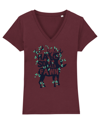 Have Some Fawn Burgundy