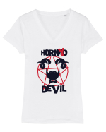 Horny Devil Tricou mânecă scurtă guler V Damă Evoker