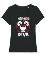 Horny Devil w Tricou mânecă scurtă guler larg fitted Damă Expresser