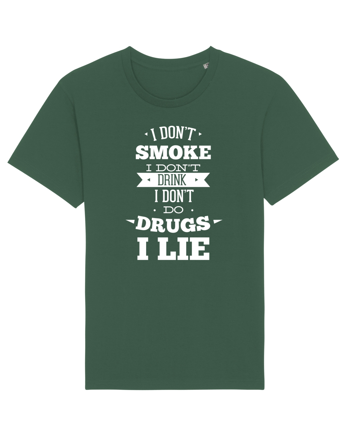Tricou mânecă scurtă Unisex Rocker Bottle Green
