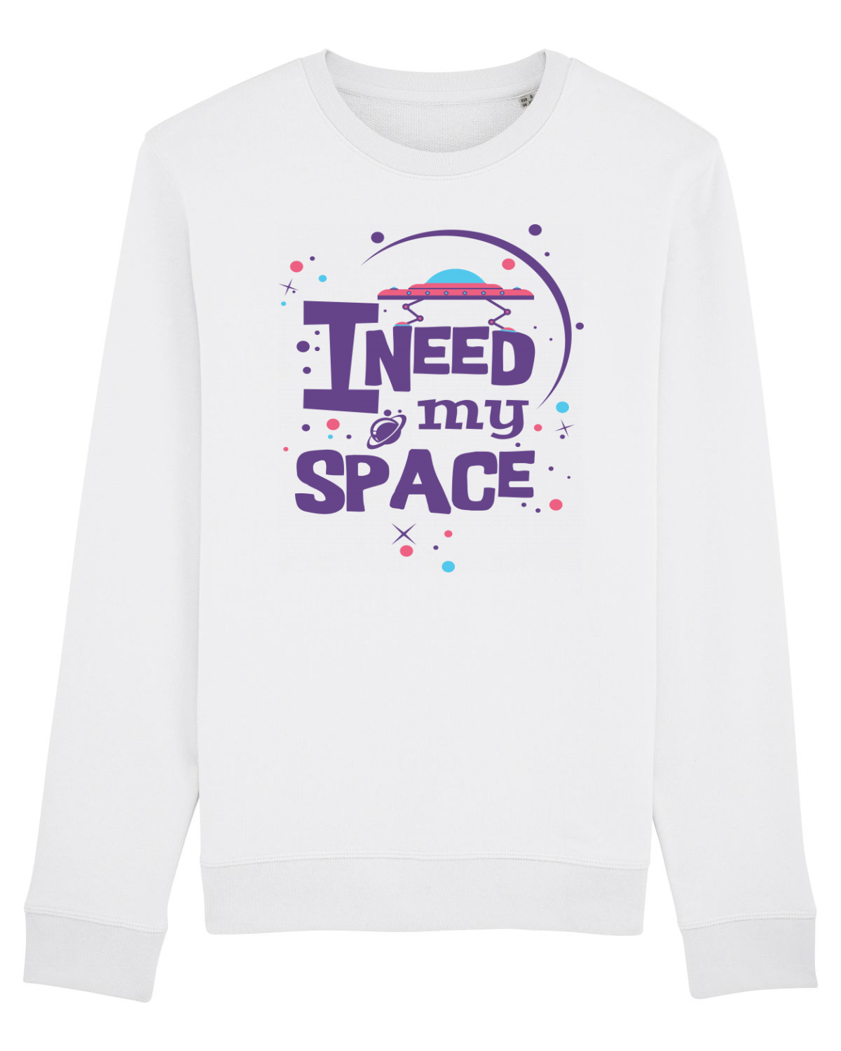 Bluză mânecă lungă Unisex Rise White