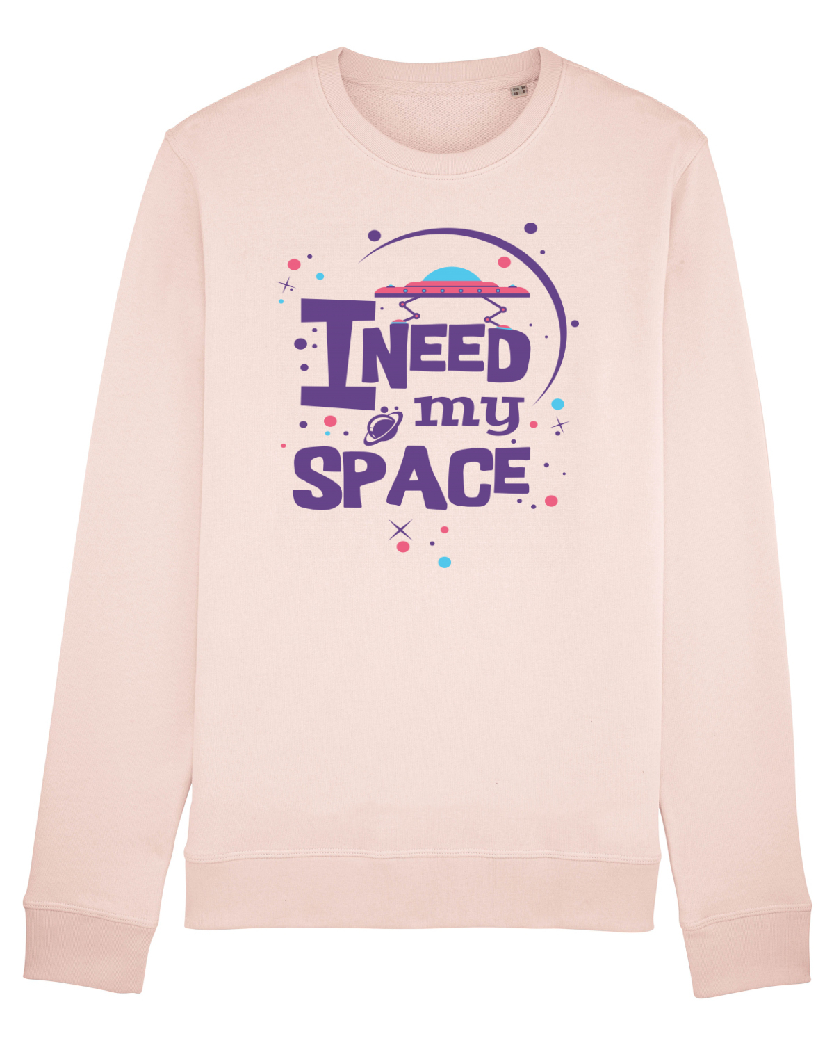 Bluză mânecă lungă Unisex Rise Candy Pink