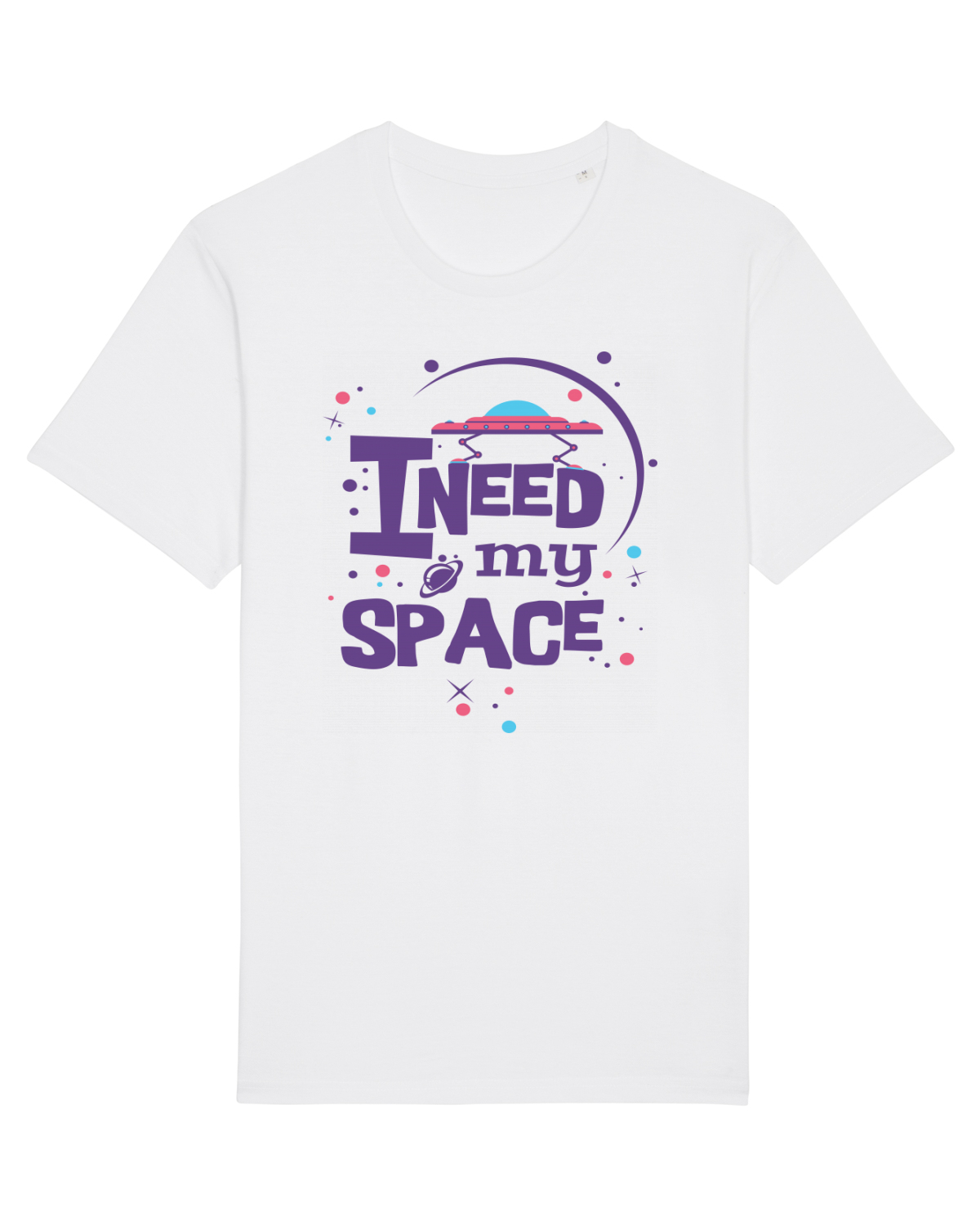Tricou mânecă scurtă Unisex Rocker White