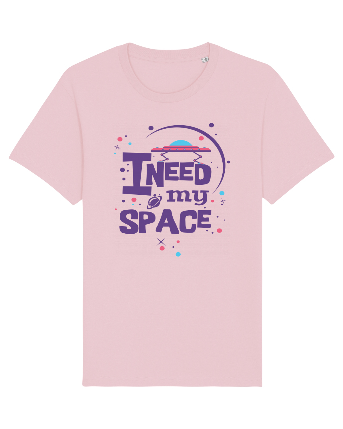Tricou mânecă scurtă Unisex Rocker Cotton Pink