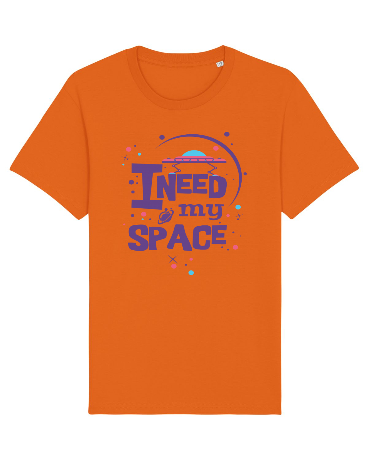 Tricou mânecă scurtă Unisex Rocker Bright Orange