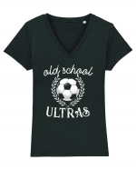 Old school Ultras Tricou mânecă scurtă guler V Damă Evoker