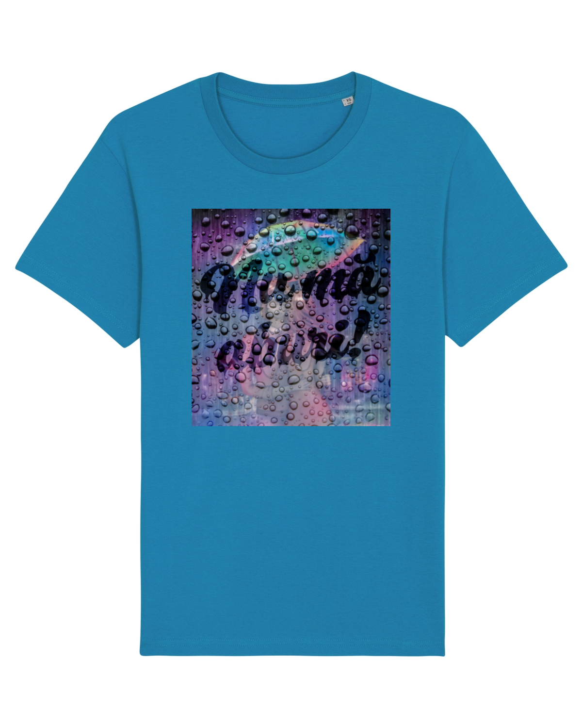 Tricou mânecă scurtă Unisex Rocker Azur