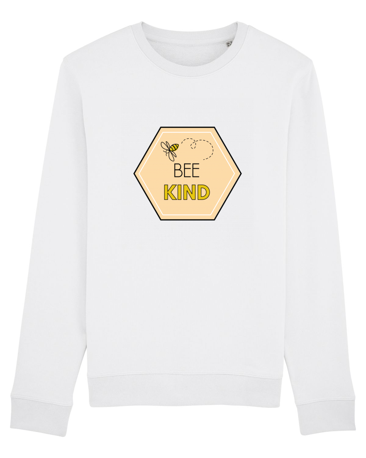 Bluză mânecă lungă Unisex Rise White