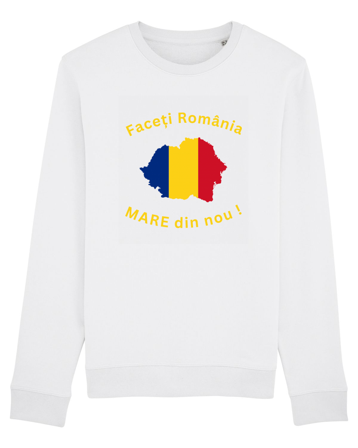 Bluză mânecă lungă Unisex Rise White