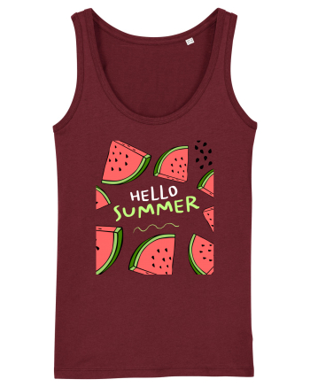 HELLO SUMMER Burgundy