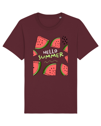 HELLO SUMMER Burgundy
