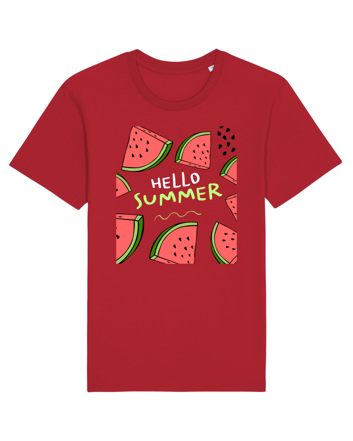 Tricou mânecă scurtă Unisex Rocker Red