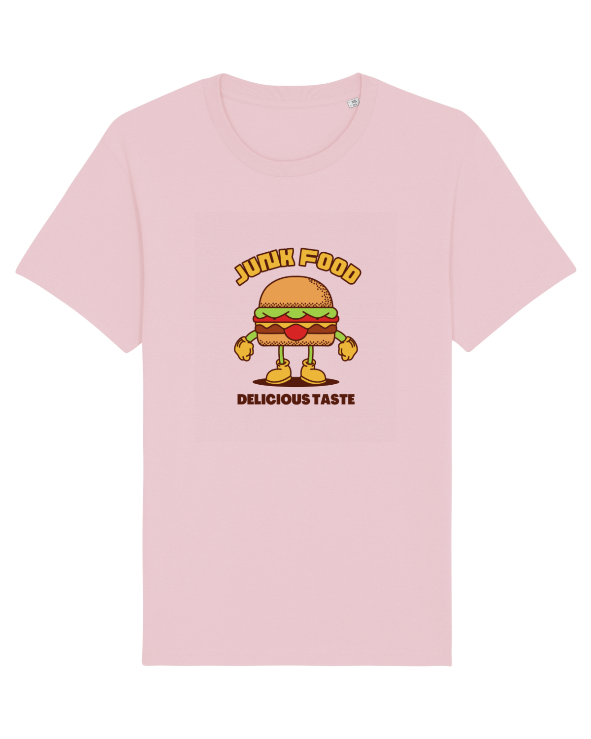Tricou mânecă scurtă Unisex Rocker Cotton Pink