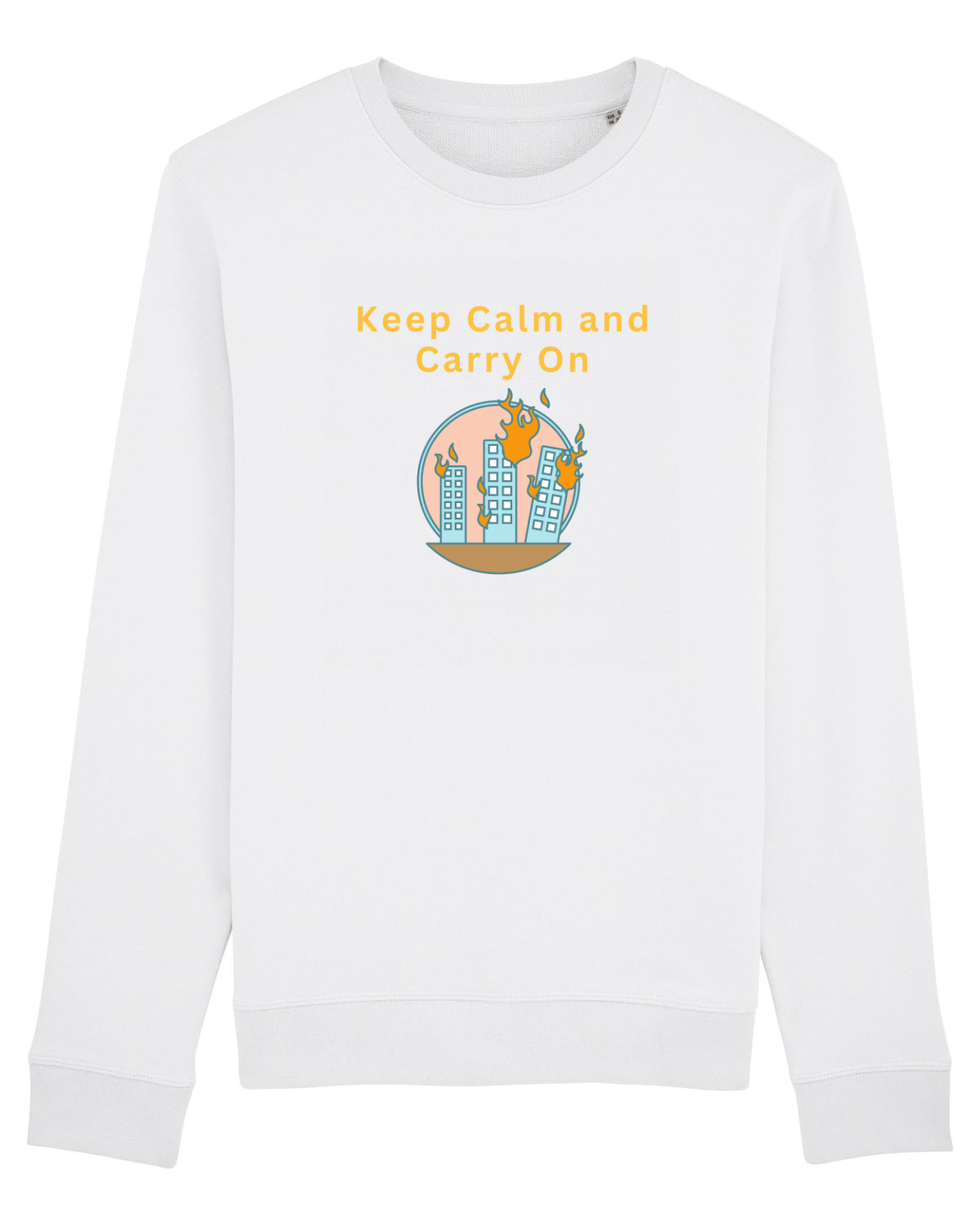 Bluză mânecă lungă Unisex Rise White