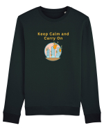 KEEP CALM AND CARRY ON Bluză mânecă lungă Unisex Rise