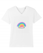 LOVE IS LOVE Tricou mânecă scurtă guler V Bărbat Presenter