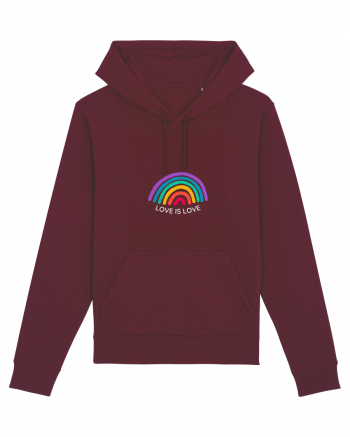 LOVE IS LOVE Burgundy