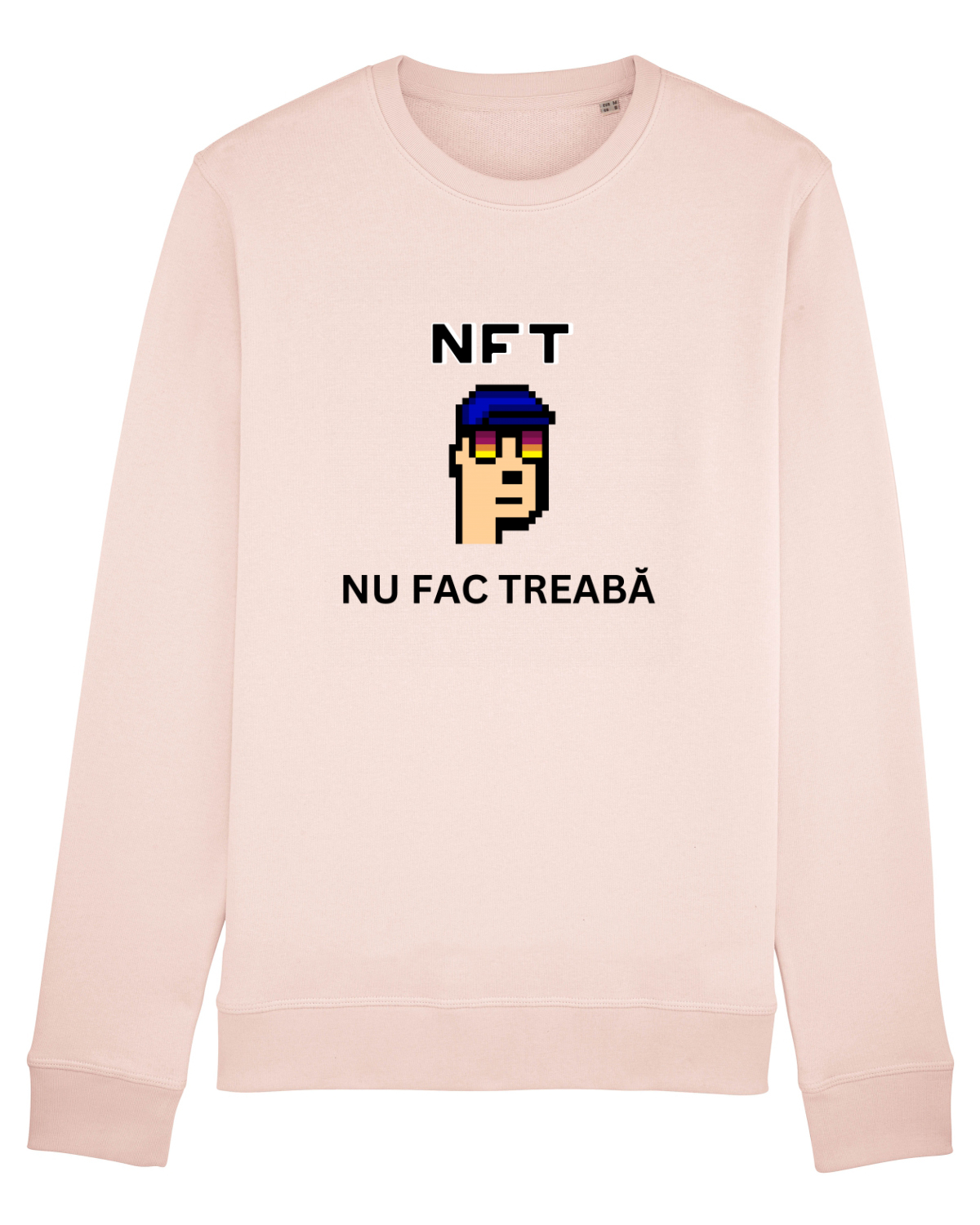 Bluză mânecă lungă Unisex Rise Candy Pink