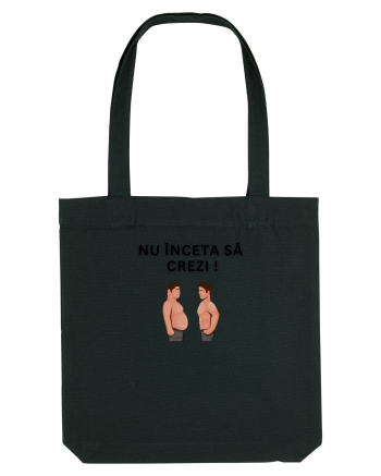 NU ÎNCETA SĂ CREZI Black
