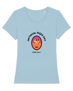 PIZZA DAY Tricou mânecă scurtă guler larg fitted Damă Expresser