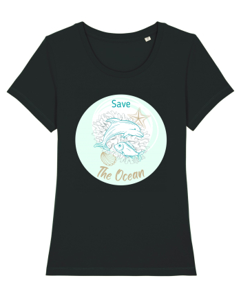 SAVE THE OCEAN Black