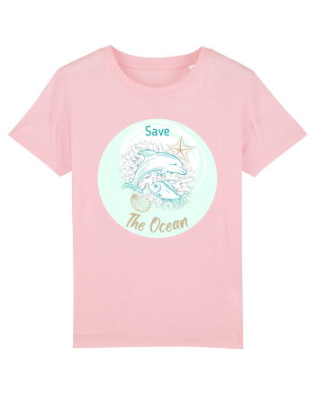 SAVE THE OCEAN Cotton Pink