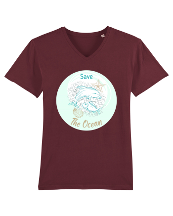 SAVE THE OCEAN Burgundy