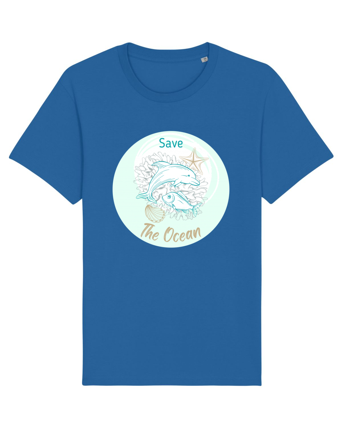 Tricou mânecă scurtă Unisex Rocker Royal Blue