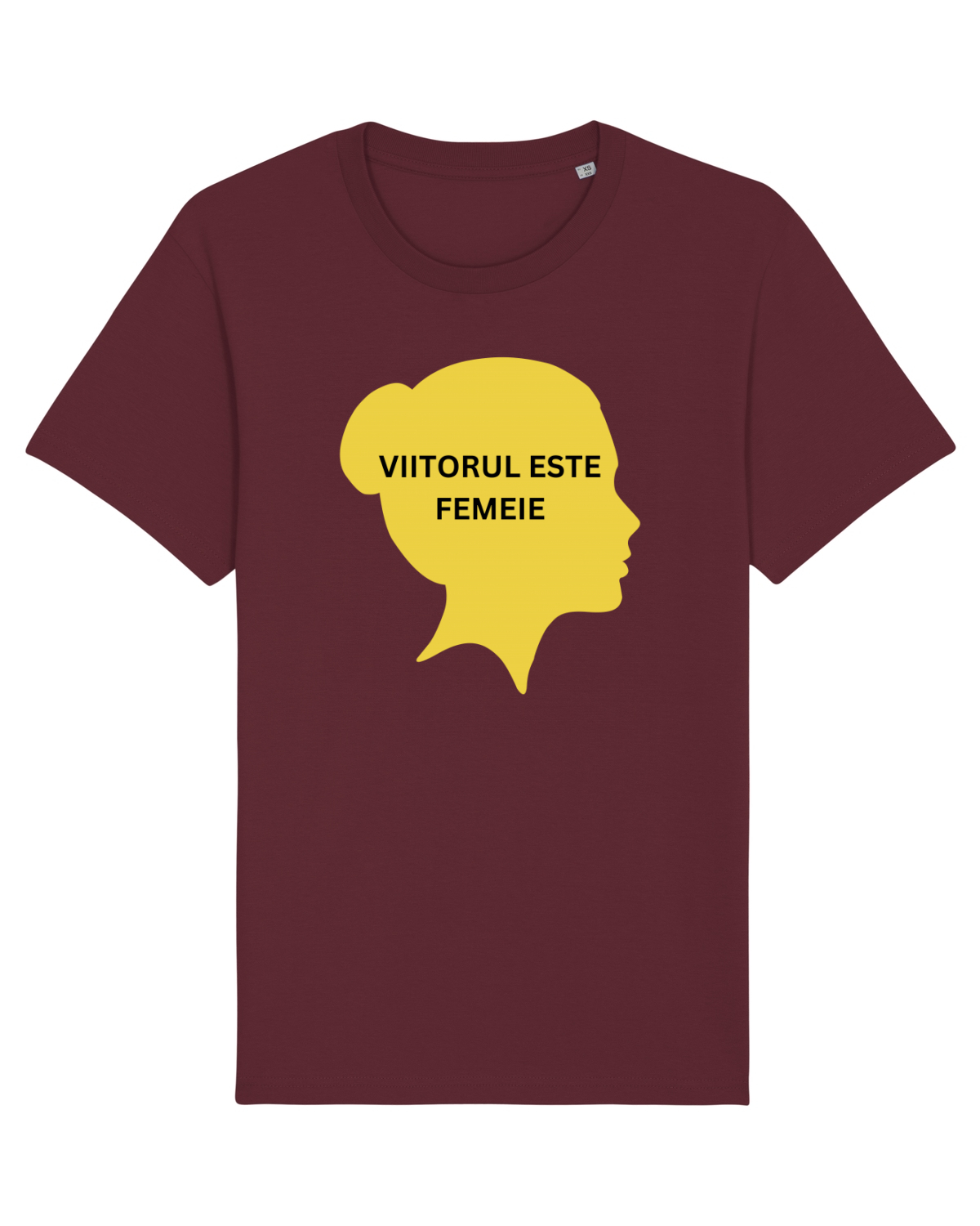 Tricou mânecă scurtă Unisex Rocker Burgundy