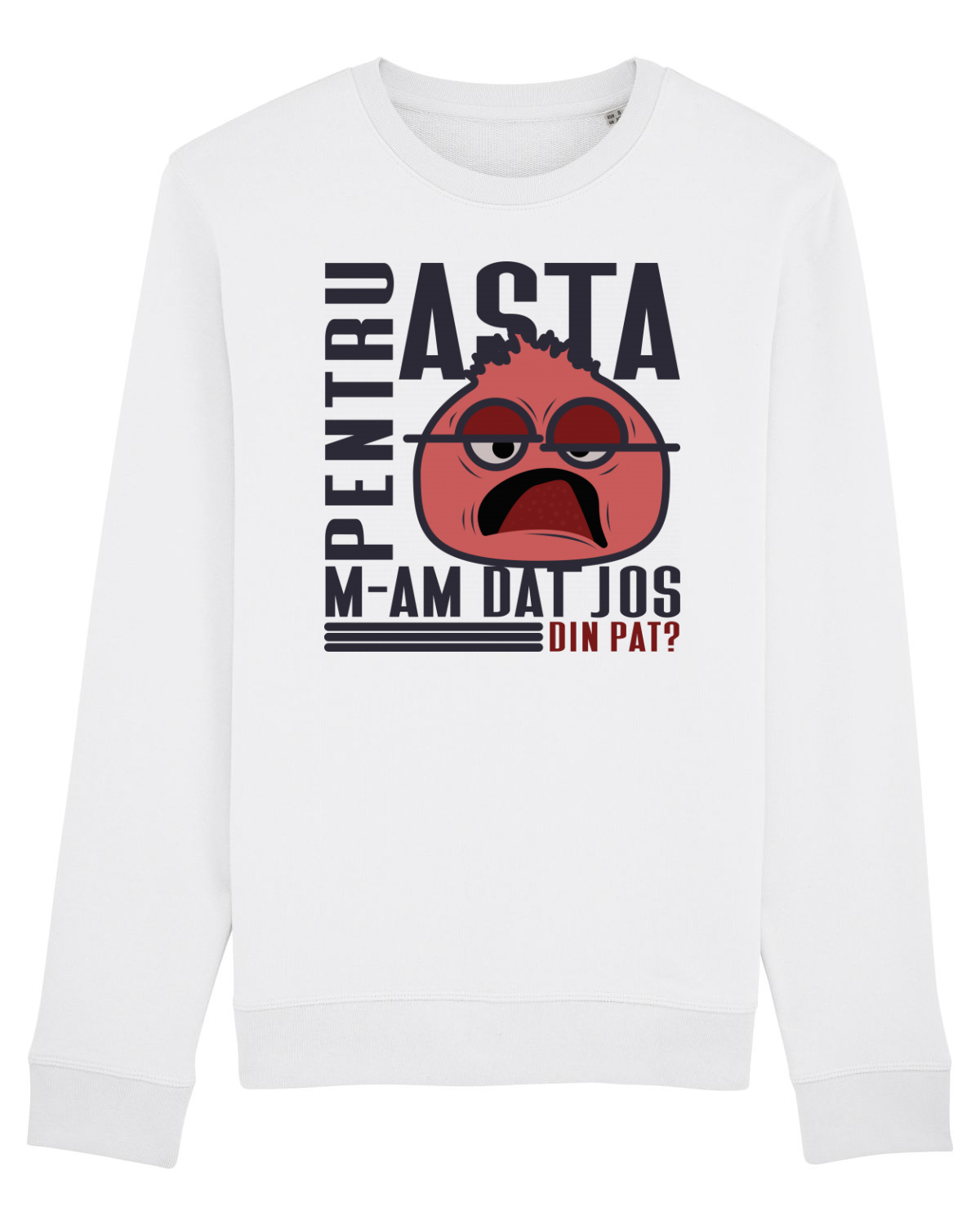 Bluză mânecă lungă Unisex Rise White