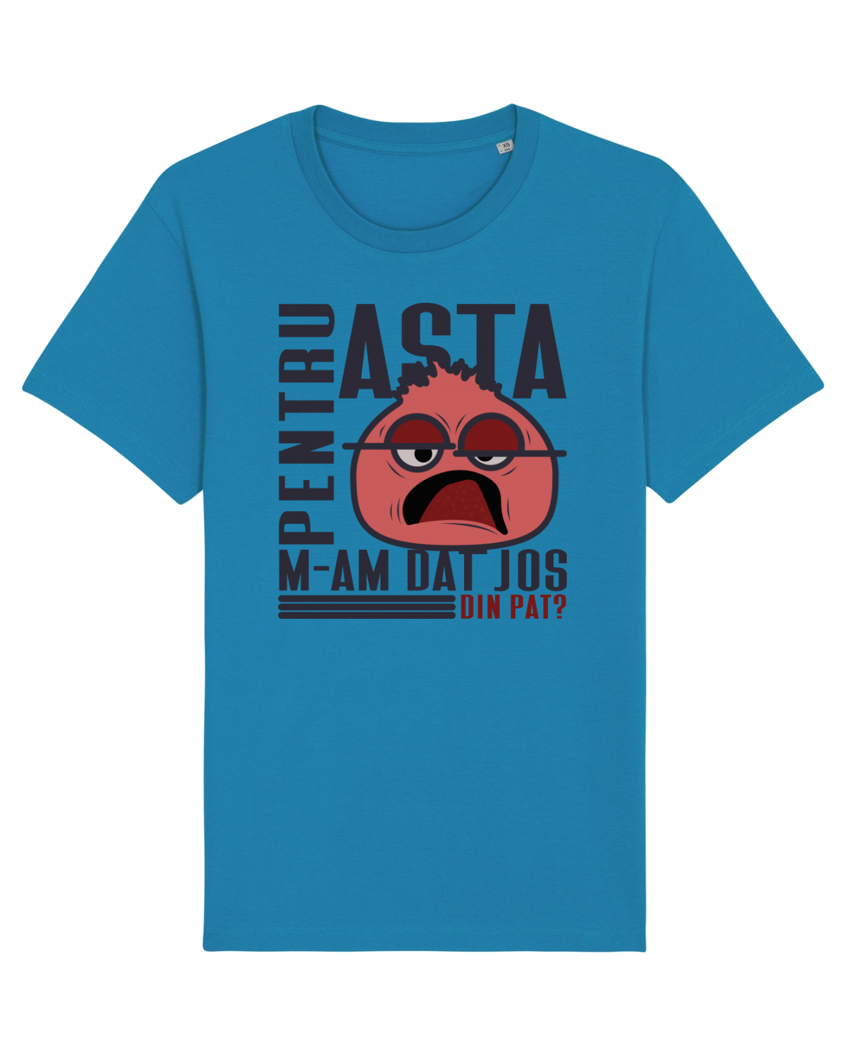 Tricou mânecă scurtă Unisex Rocker Azur