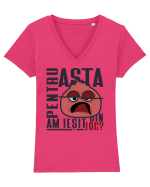 Pentru asta am ieșit din joc? Tricou mânecă scurtă guler V Damă Evoker